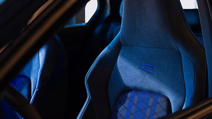 Seating in the Volkswagen Golf R