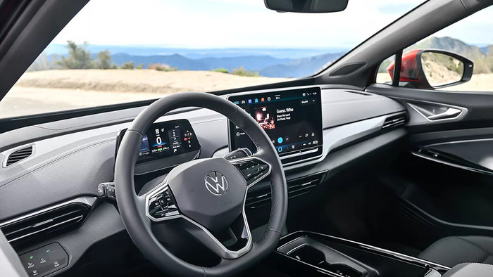 Interior view inside the Volkswagen ID.4