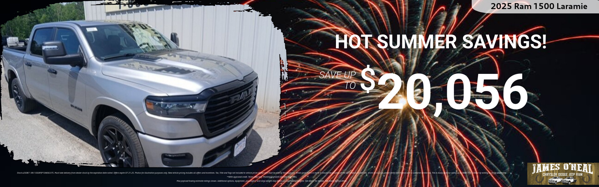 2025 Ram 1500 Laramie Special Savings Offer