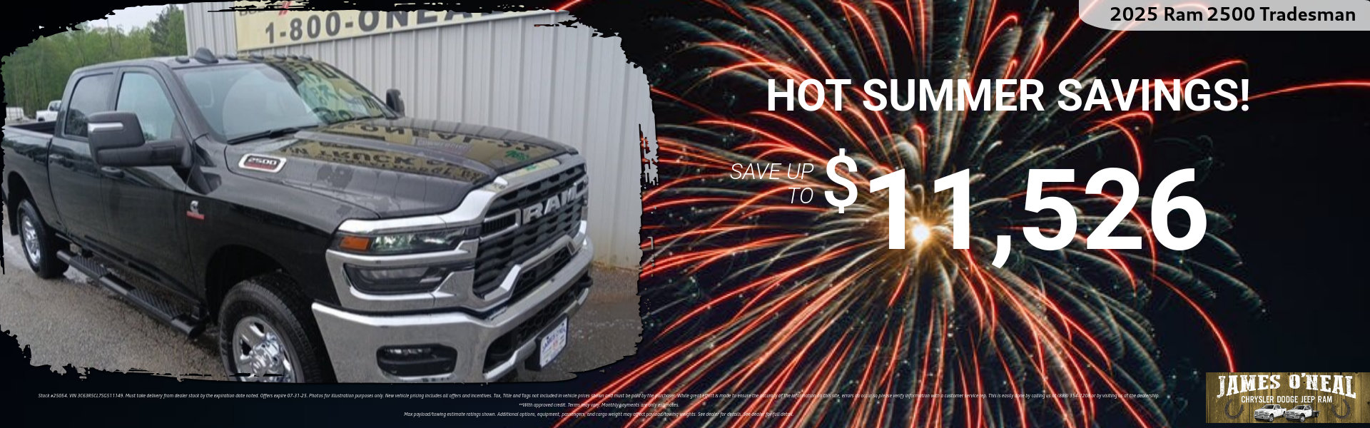 2025 Ram 2500 Tradesman Special Savings Offer