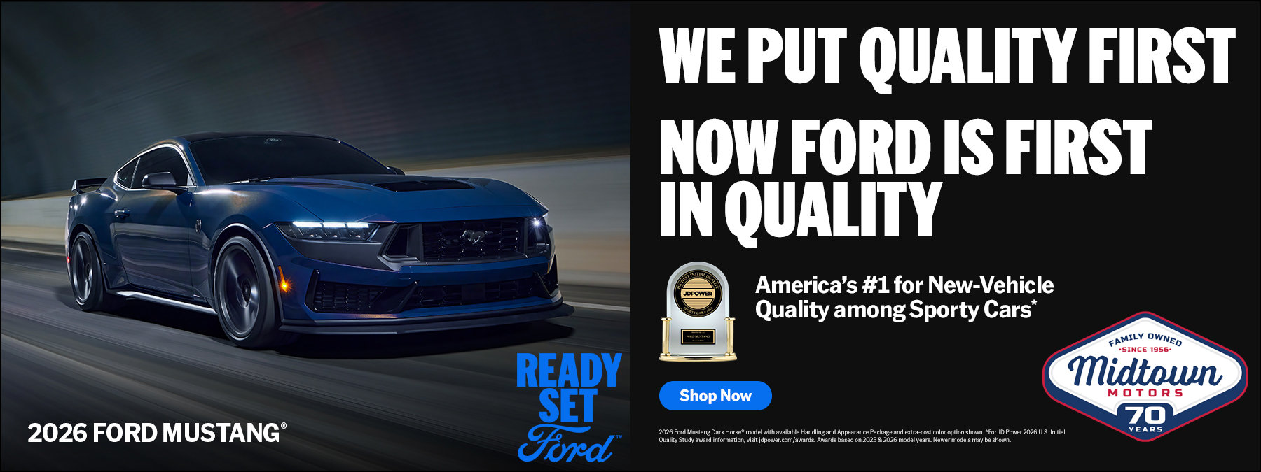 New Ford Mustang Dealer Warren Midtown Motors