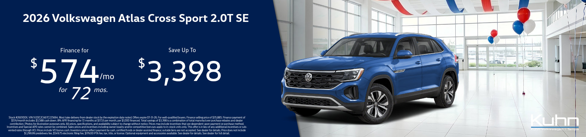 New VW Atlas Cross Sport Special Offers